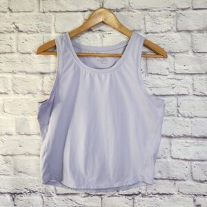 Manduka Dusty Lilac Purple Tank Top Womens Size Medium / Yoga Gym Workout